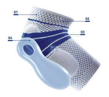Fascia elastica epicondilite EpiTrain® Bauerfeind 52,75€ Tutore gomito titanio blu