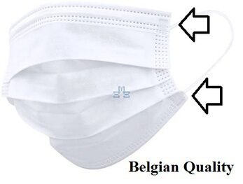 Mouthmask of highest comfort, 90% filtration for safe single use-50 pieces