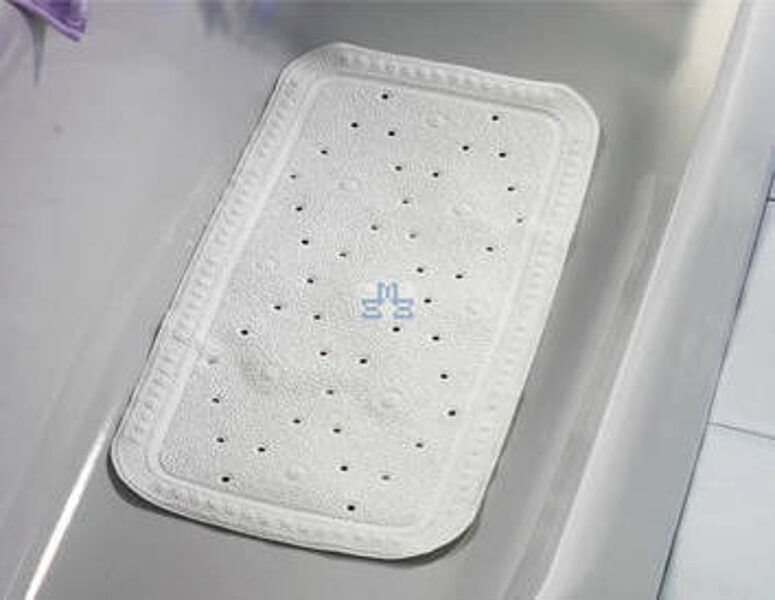 Anti Rutsch Badewannenmatte 14,95€ Sicherheits-Wanneneinlage 36x92cm weiß