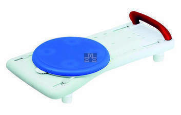 Bathtub board seat with swivel seat base 37,95€ and red handle