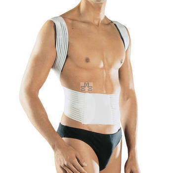 Geradehalter Haltungskorrektur Schulter mit verstellbare Bandagen an die Rückenstütze Art.576
