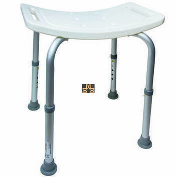 Adjustable shower bench-stool for seniors 37,49€ Without backrest
