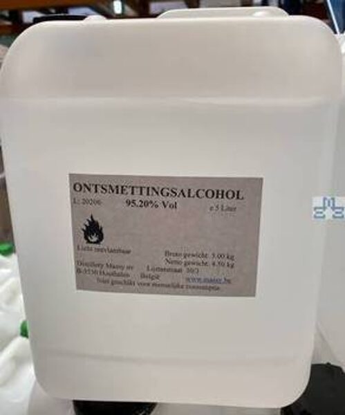 Denatured ethanol 96% 5 liter