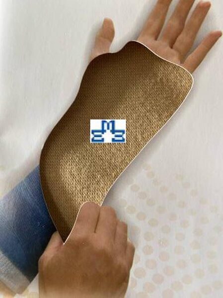 Beschermhoes gips pols-hand beige