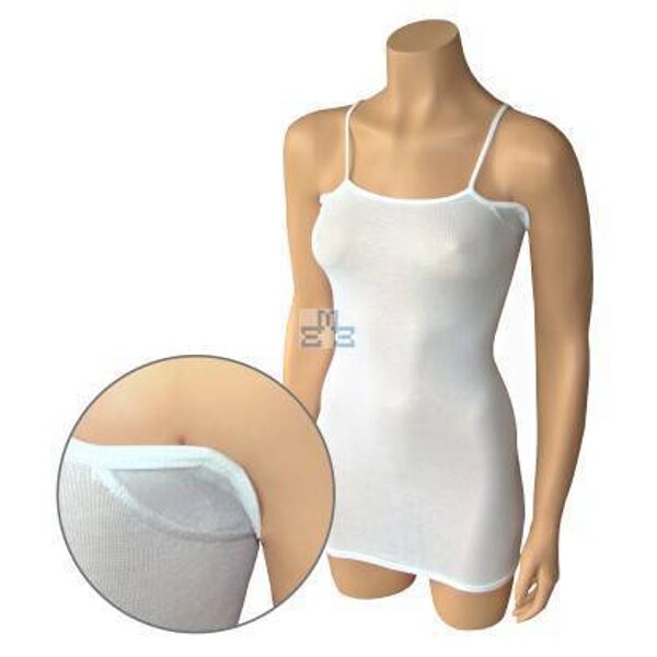 Maglietta sottobusto ortopedico 21,95€ Maglia intima con spalline strette-bianco