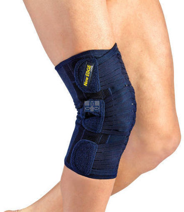 Patella knee brace stabilizer w/ C-rings bilateral buttresses