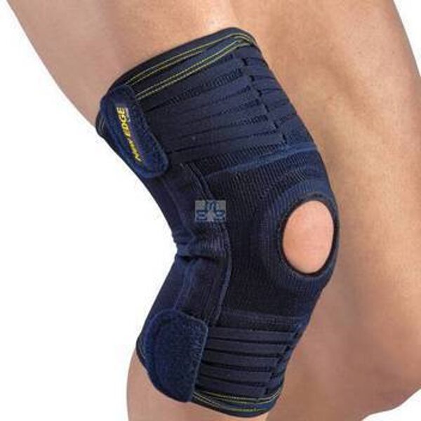 Kniebrace patella stabilisator met anatomisch instelbare steun