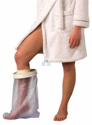 Protector escayola pierna inferior ducha y baño 14,95€ Cubre yeso impermeable para ducharse y bañarse