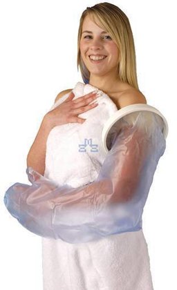 Entire arm shower protector adults for plaster casts and bandages