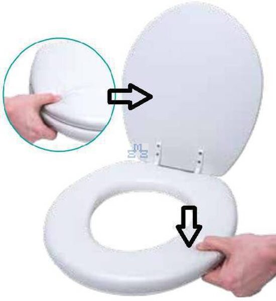 Soft padded toilet seat and soft padded toilet lid 43,99€